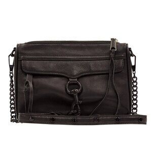 Rebecca Minkoff Mini MAC Black on Black Crossbody Bag